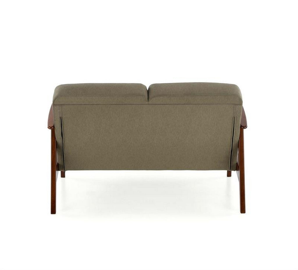 Canapea MILANO, verde olive / nuc inchis