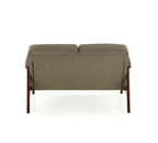 Canapea MILANO, verde olive / nuc inchis