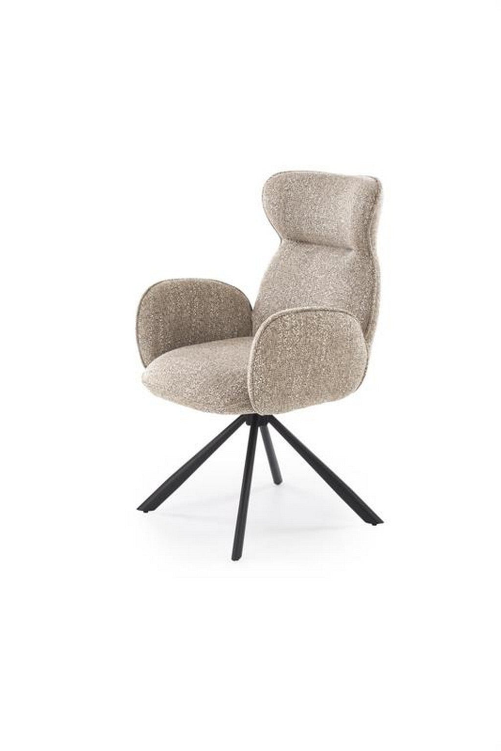Scaun K571, bej inchis/negru