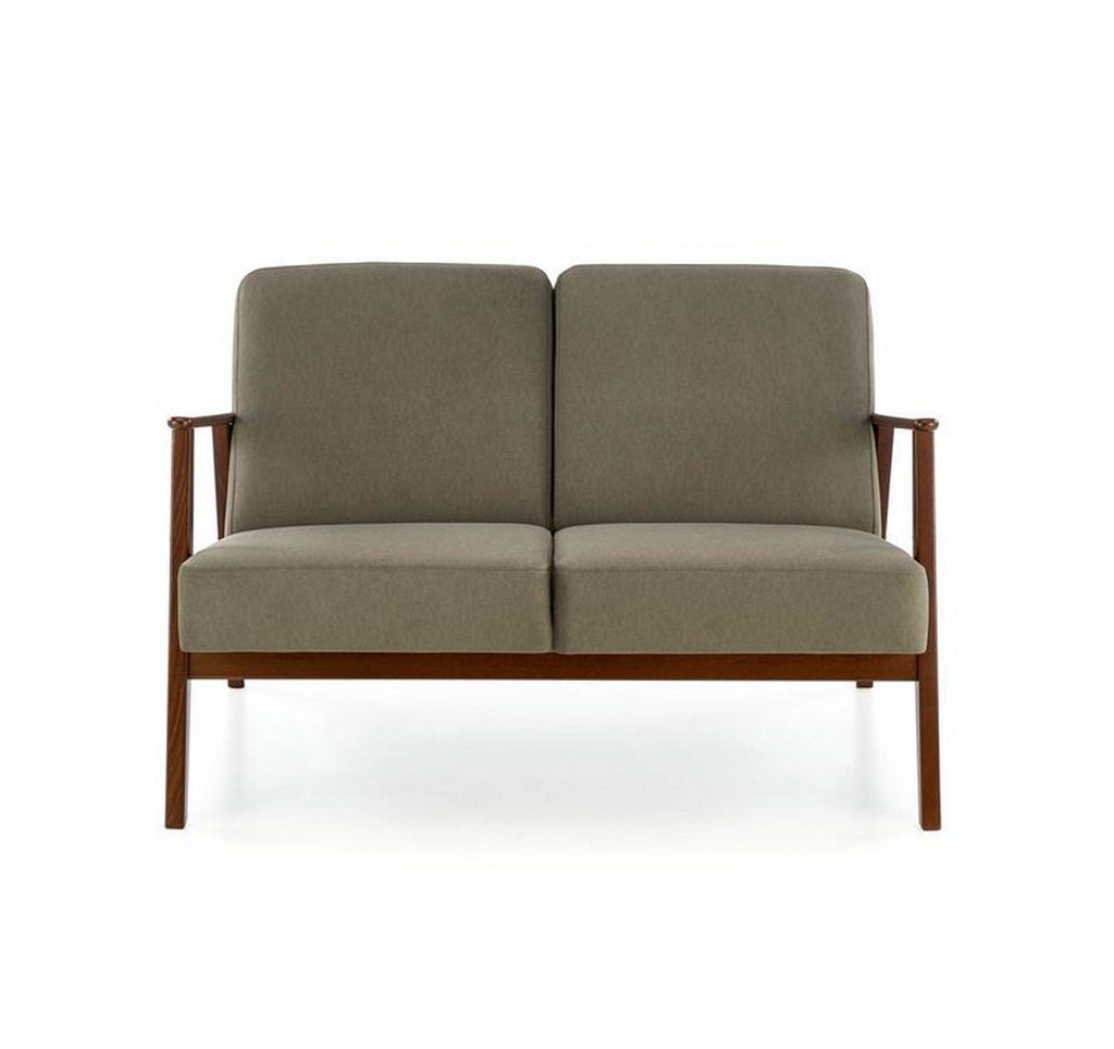 Canapea MILANO, verde olive / nuc inchis
