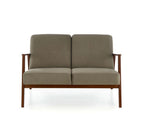 Canapea MILANO, verde olive / nuc inchis