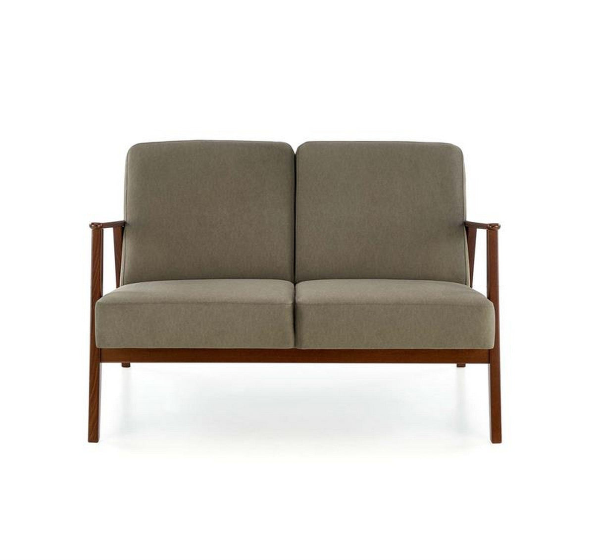 Canapea MILANO, verde olive / nuc inchis