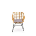 Scaun gradina K541, stejar/gri