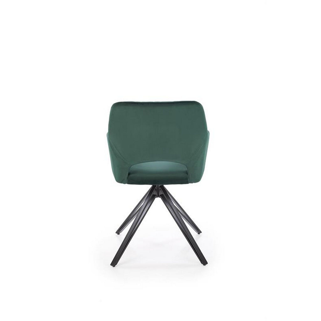 Scaun K535, verde inchis / negru