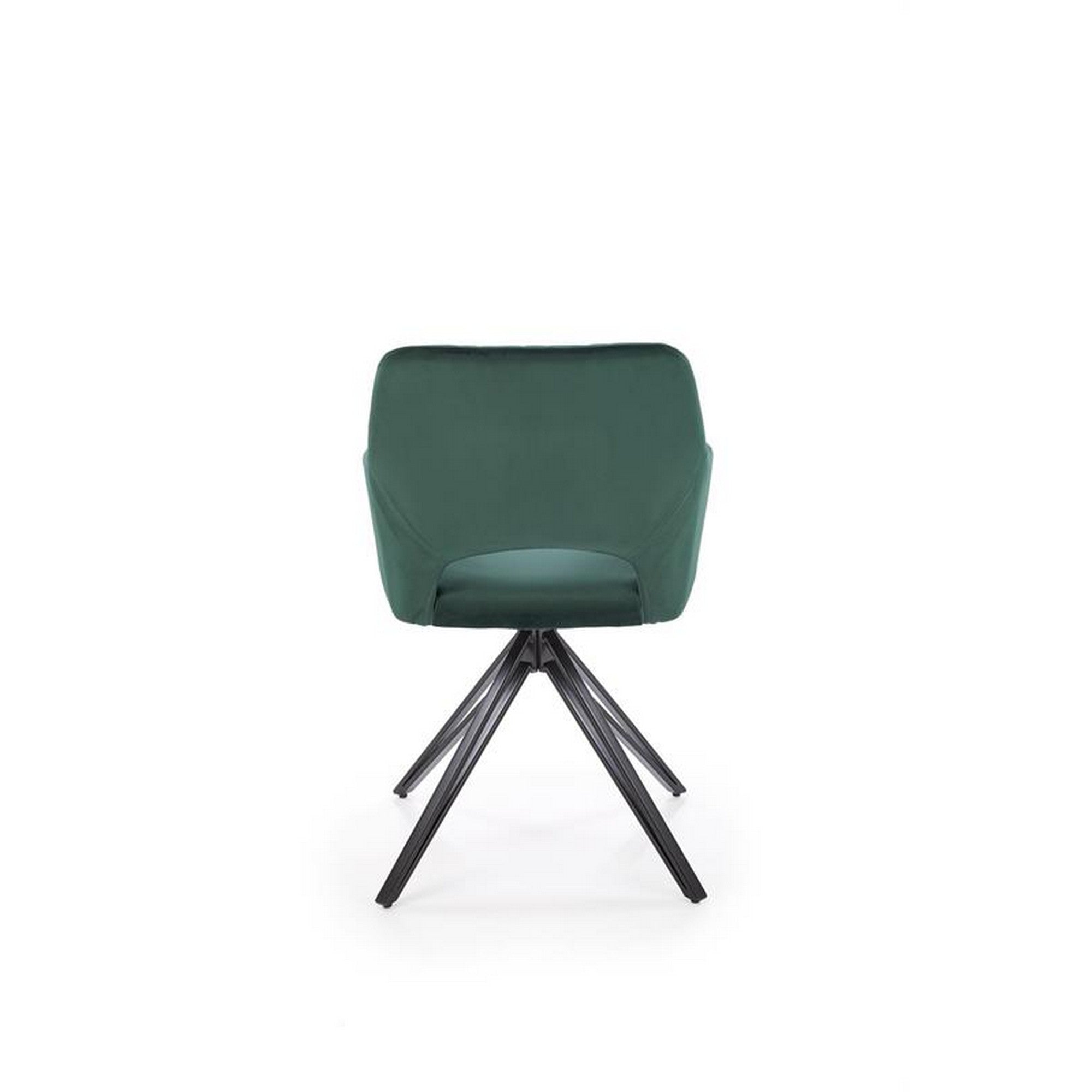 Scaun K535, verde inchis / negru