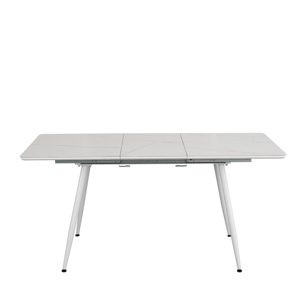 Masa STOUN DT20004B Ceramica 120(160)xW80xH76 (WHITE), vedere 4