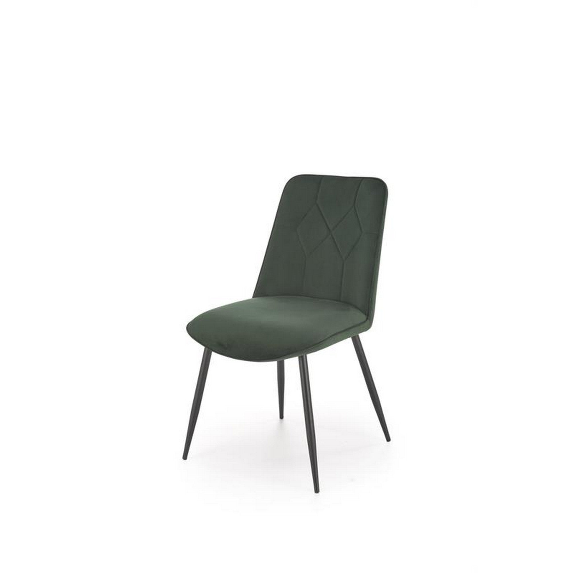 Scaun K539, verde inchis / negru
