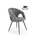 Scaun rotativ K550, gri/negru
