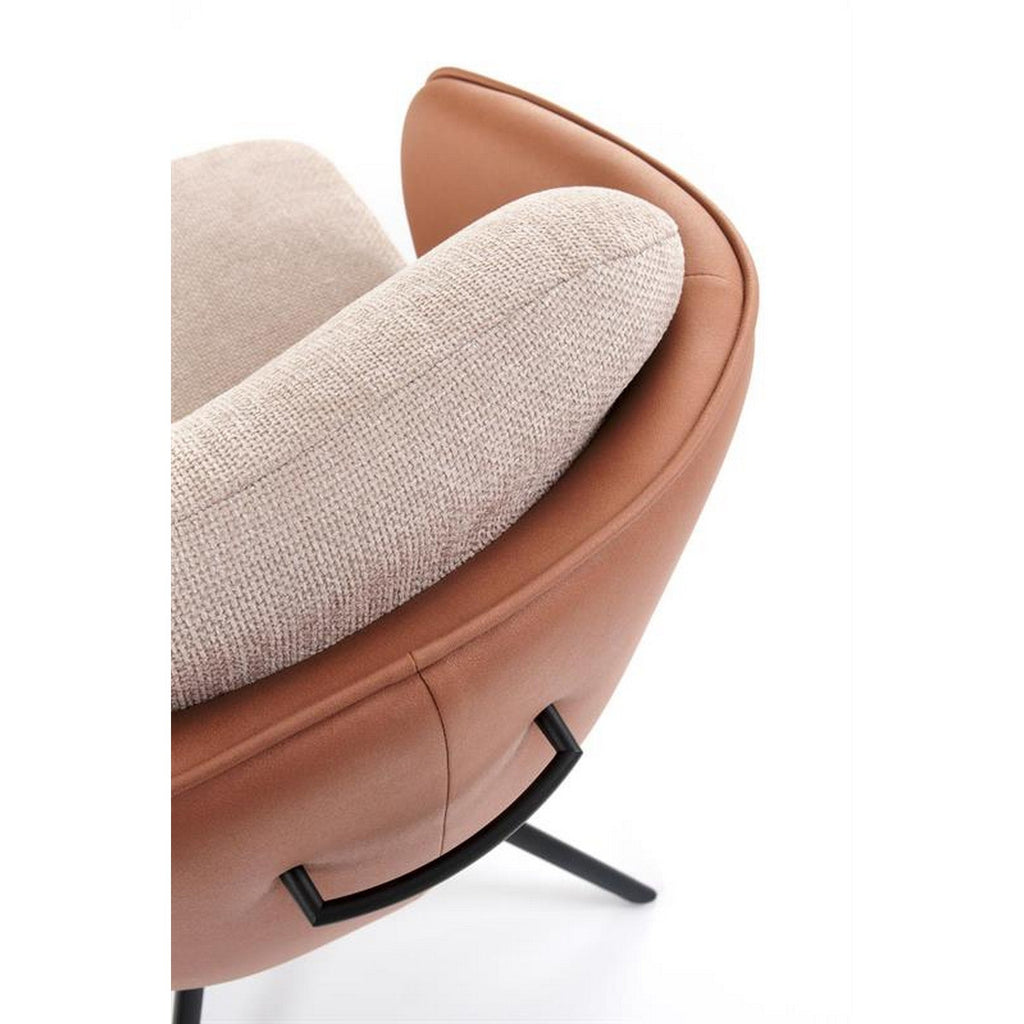 Scaun K554, maro / bej / negru