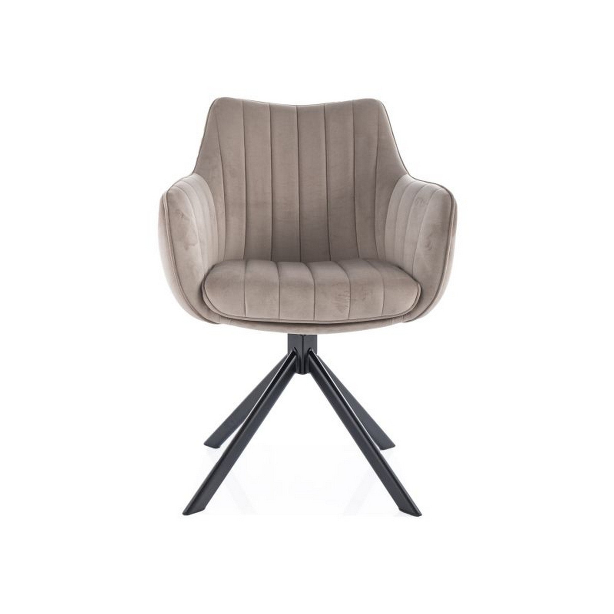 Scaun AZALIA, bej inchis / negru