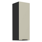 Dulap superior ARAKA 30 G-90 1F, casmir/negru