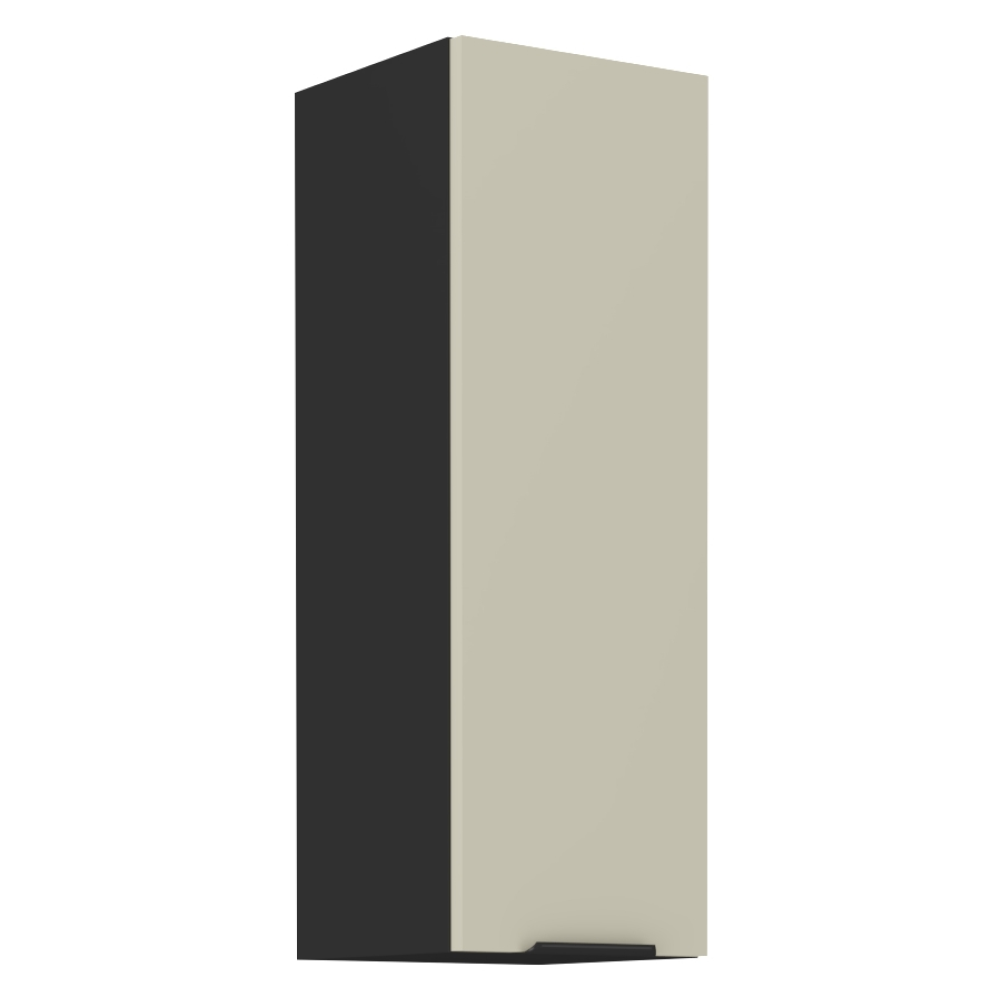 Dulap superior ARAKA 30 G-90 1F, casmir/negru