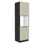 Dulap inalt ARAKA 60 DP-210 2F, pentru cuptor, casmir/negru