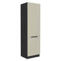 Dulap pentru frigider incorporabil ARAKA 60 LO-210 2F, casmir/negru