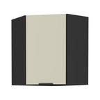 Dulap de colt superior ARAKA 60x60 GN-72 1F, casmir/negru