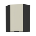 Dulap de colt superior ARAKA 60x60 GN-90 1F, casmir/negru