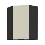 Dulap de colt superior ARAKA 60x60 GN-90 1F, casmir/negru
