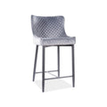 Scaun de bar tapitat COLIN B H-2