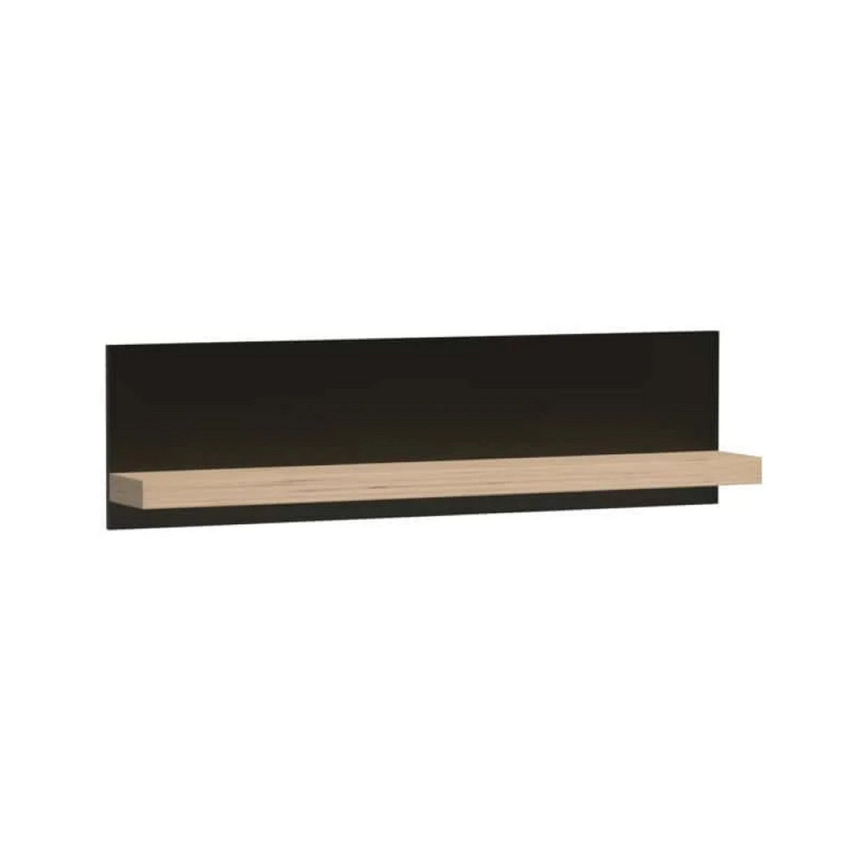 Raft CALI, stejar artisan / negru