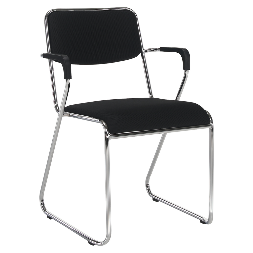 Scaun conferinta DERYA NEW, plasa neagra
