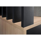 Set hol MILO, stejar atisan / negru