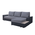Set canapea universala FERGUS ROH, gri inchis/gri