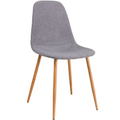 Scaun tapitat FOX, stejar/gri
