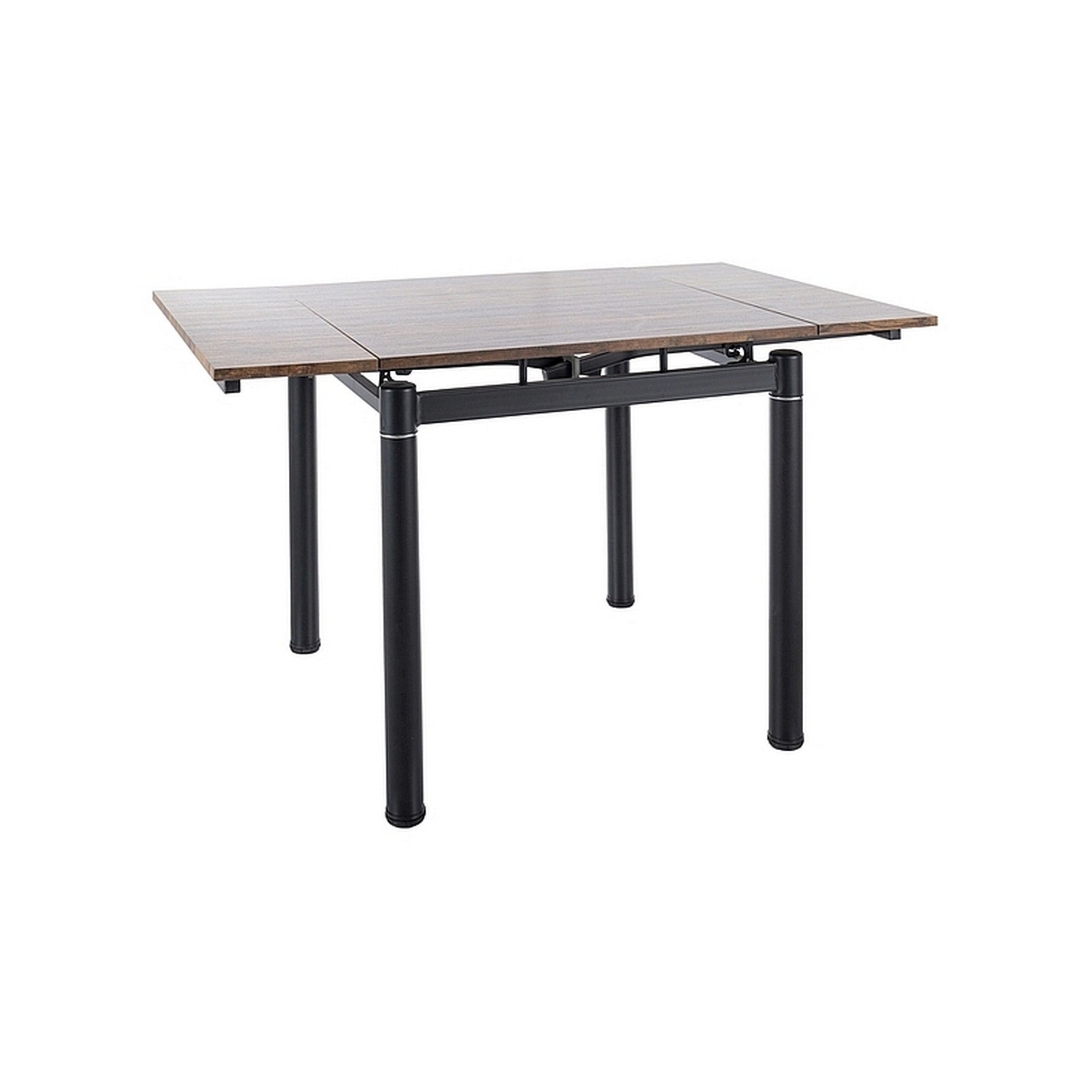 Masa GD082, nuc vintage / negru mat