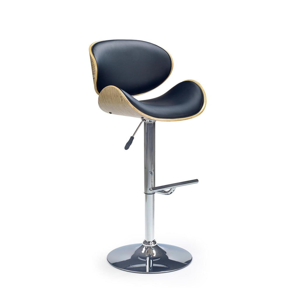 Scaun de bar reglabil pt negre H44