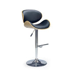 Scaun de bar reglabil pt negre H44
