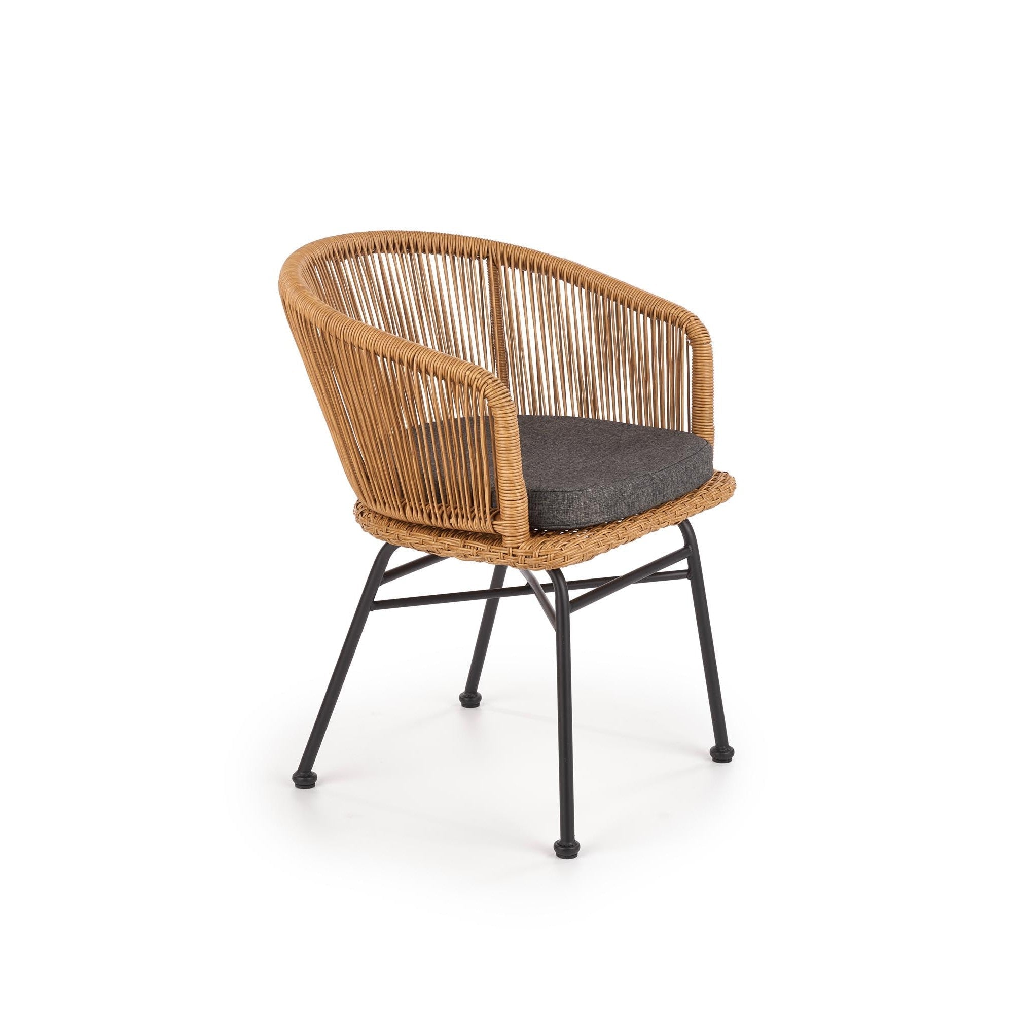 Scaun K400, stejar natural/negru