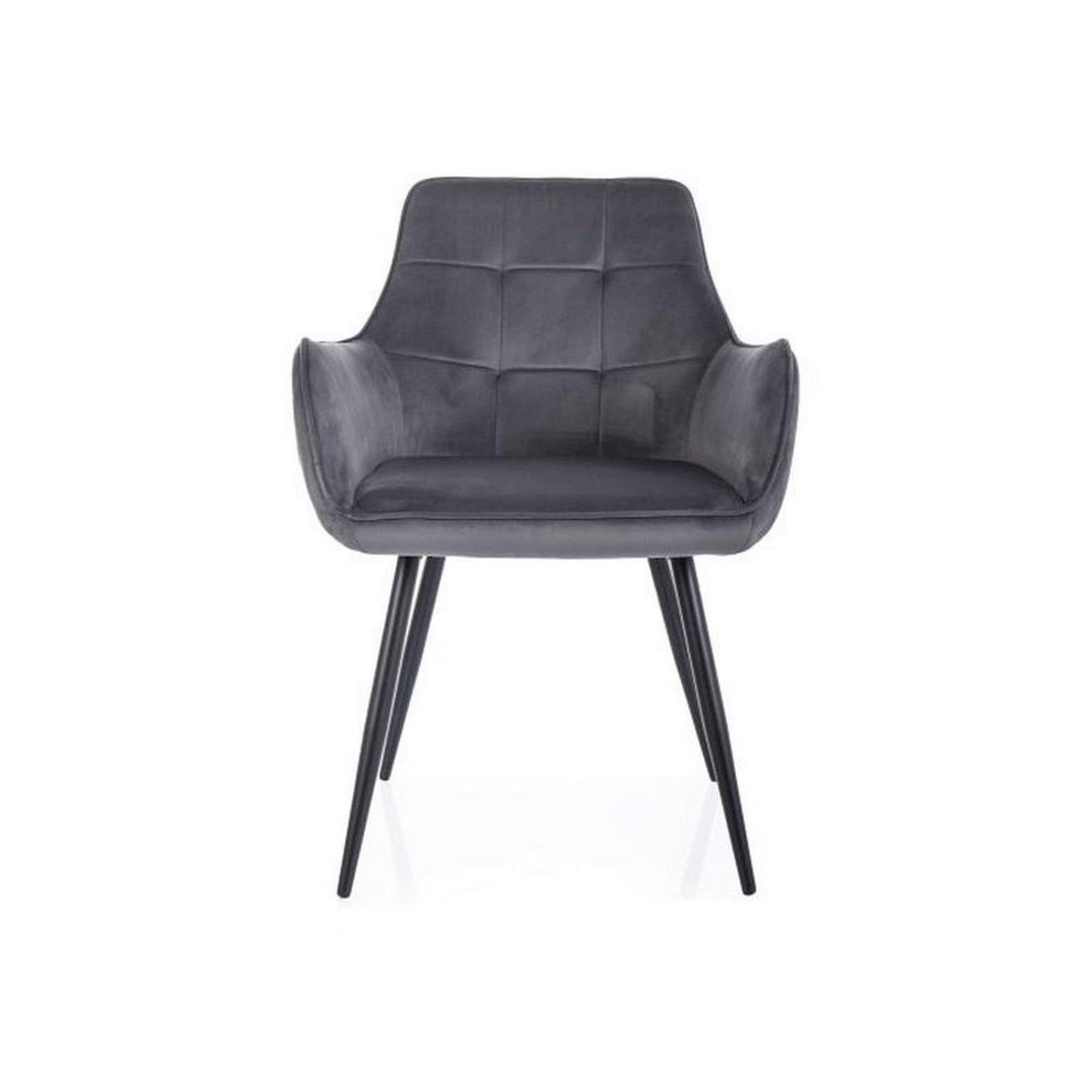 Scaun LEMON, gri / negru