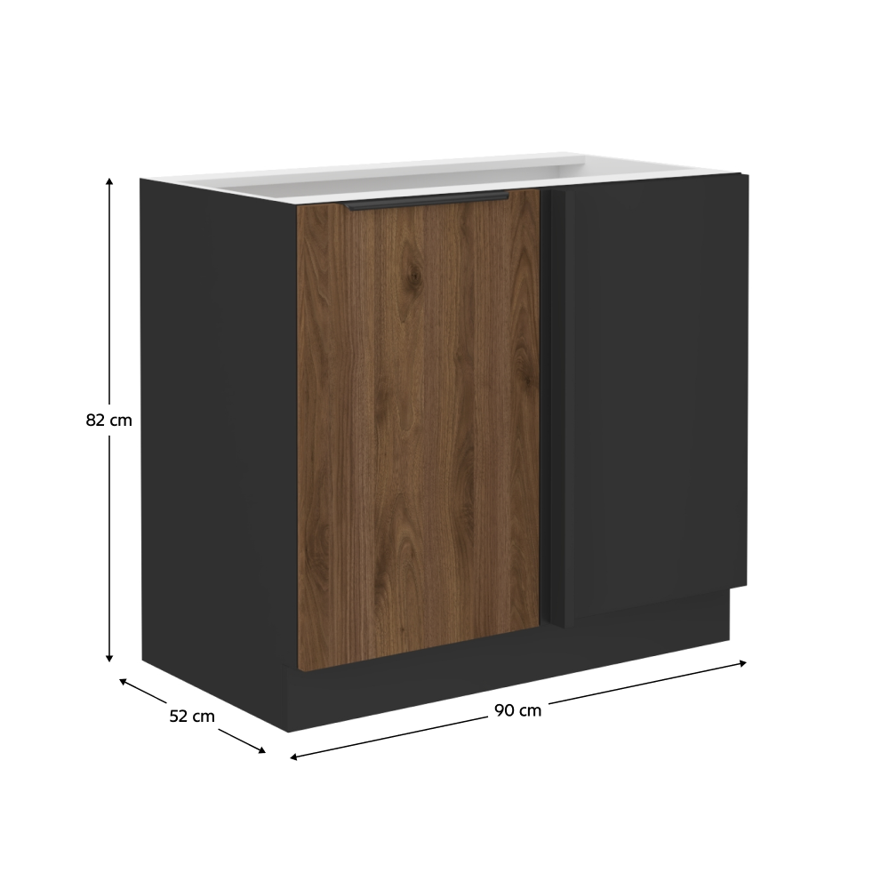 Dulap bucatarie modular MENZO 105 ND 1F BB, vedere 3