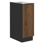 Dulap inferior cu cos extensibil MENZO 30 D CARGO BB, nuc okapi/negru