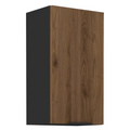 Dulap superior MENZO 40 G-72 1F, nuc okapi/negru