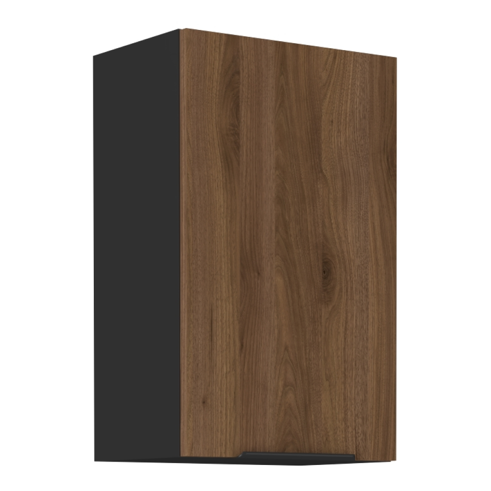 Dulap superior MENZO 45 G-72 1F, nuc okapi/negru