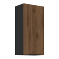 Dulap superior MENZO 45 G-90 1F, nuc okapi/negru