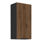 Dulap superior MENZO 45 G-90 1F, nuc okapi/negru