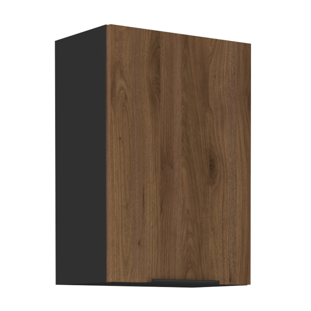 Dulap superior MENZO 50 G-72 1F, nuc okapi/negru