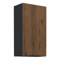 Dulap superior MENZO 50 G-90 1F, nuc okapi/negru