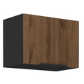 Dulap superior MENZO 50 GU-36 1F, nuc okapi/negru