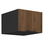 Dulap superior MENZO 50 NAGU-36 1F, nuc okapi/negru
