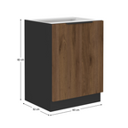 Dulap bucatarie modular MENZO 60 D 1F BB, vedere 3