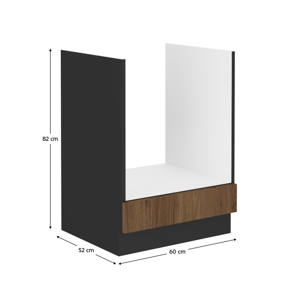 Dulap bucatarie modular MENZO 60 D GAZ BB, vedere 3