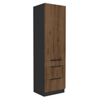 Dulap inalt MENZO 60 DKS-210 3S1F, nuc okapi/negru