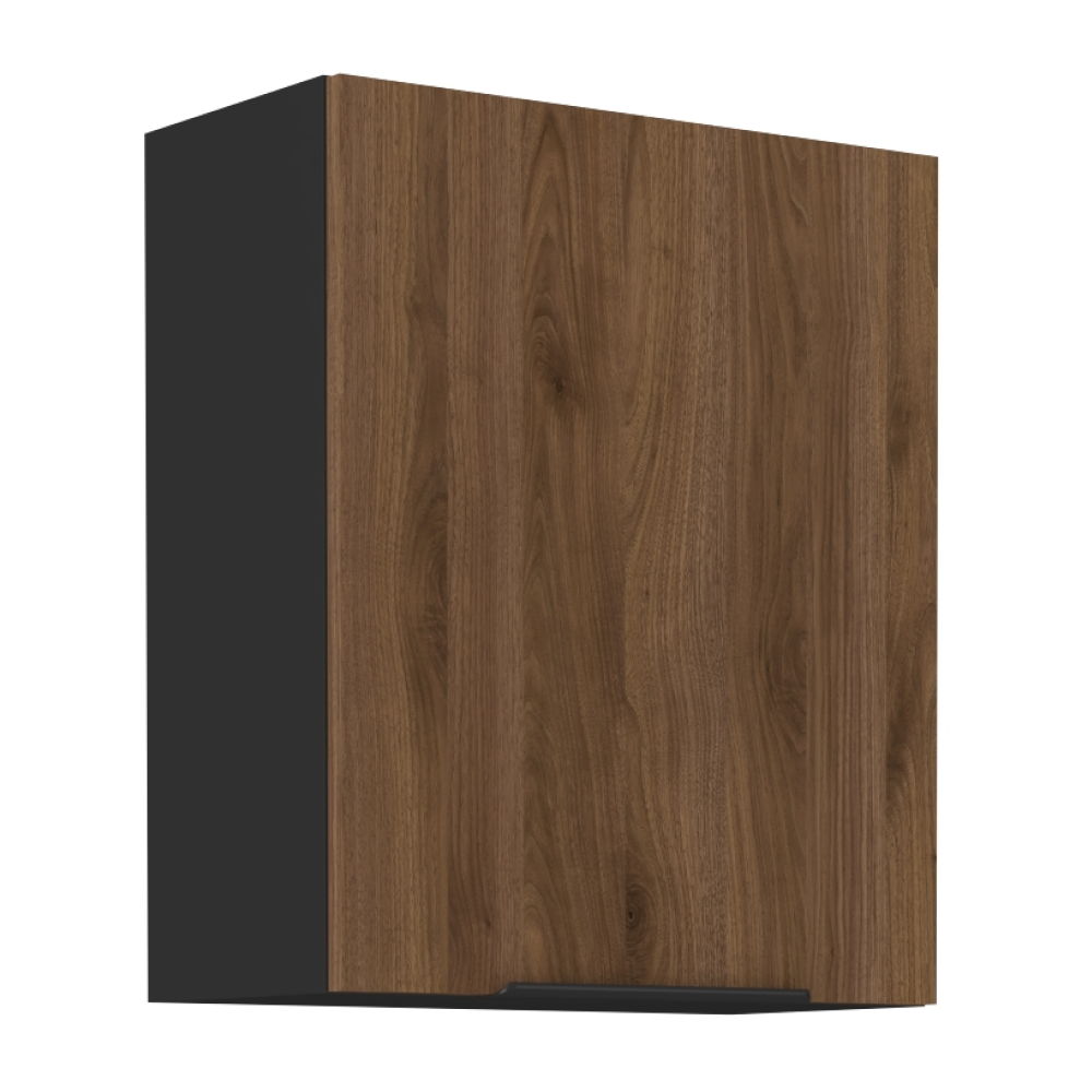 Dulap superior MENZO 60 G-72 1F, nuc okapi/negru