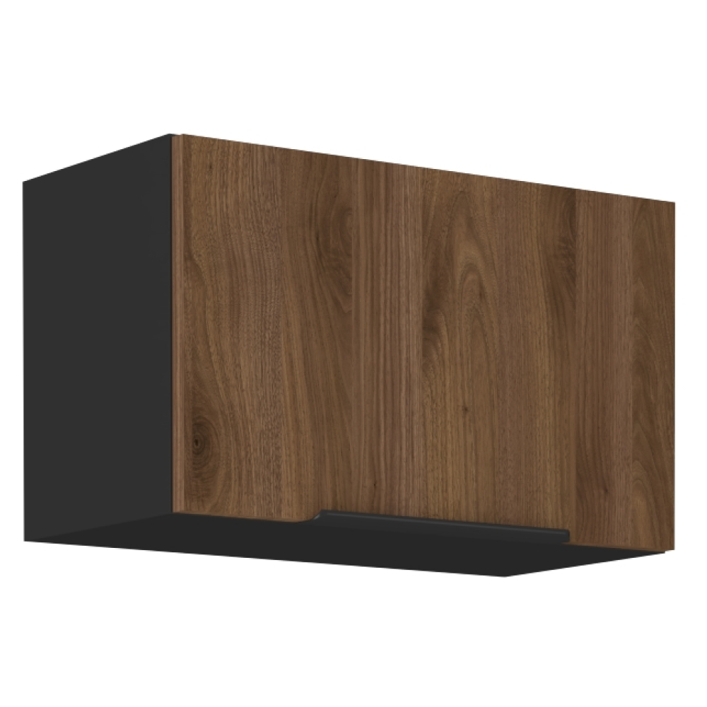 Dulap superior MENZO 60 GU-36 1F, nuc okapi/negru