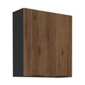 Dulap superior MENZO 80 G-90 2F, nuc okapi/negru