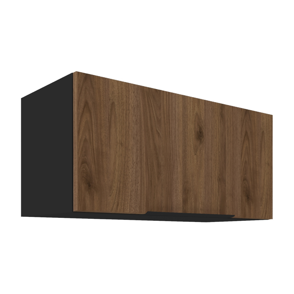 Dulap superior MENZO 80 GU-36 1F, nuc okapi/negru