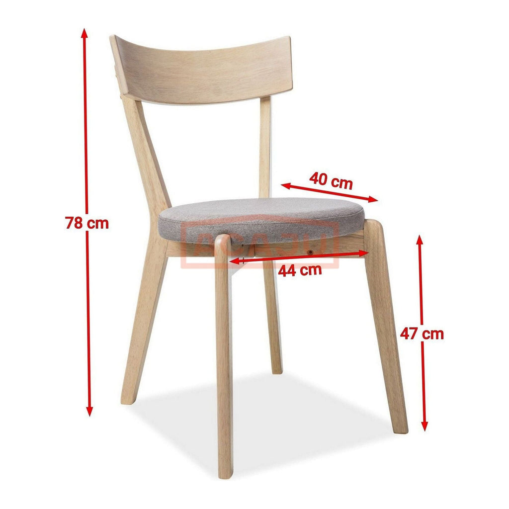 Scaun extensibil tapitat Nelson, vedere 4